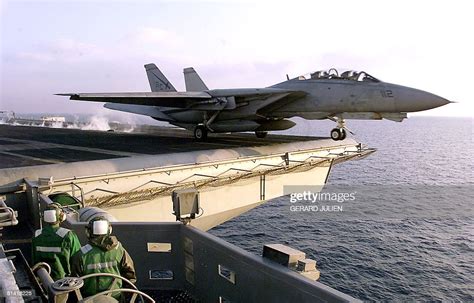 F14 Tomcat on flight deck